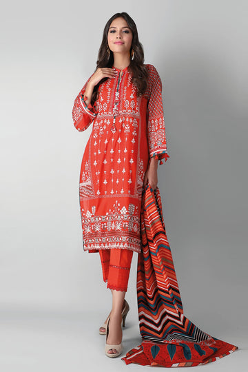 B21314 Red Khaadi Autumn Collection 2021